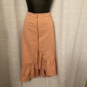 ANTHROPOLOGIE asymmetrical skirt M